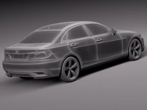 Generic Sedan Midclass 2015 3D Model