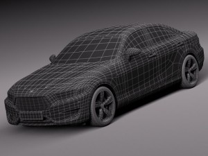 Generic Sedan Midclass 2015 Modelo 3D