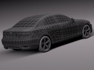 Generic Sedan Midclass 2015 Modelo 3D