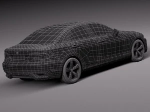 Generic Sedan Midclass 2015 3D Model