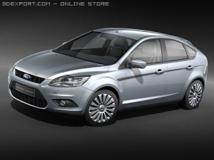 Focus 2009 5-Door Modelo 3D