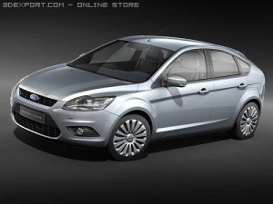 Focus 2009 5-drzwiowy Model 3D