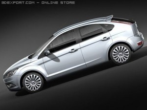 Focus 2009 5-Door 3D Модель