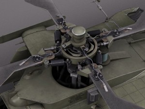 AH64A Apache Helicopter Modelo 3D