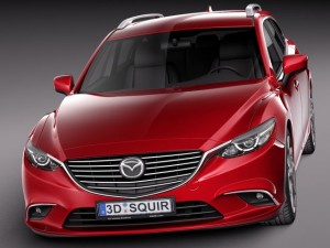 Mazda 6 Wagon 2015 Model 3D