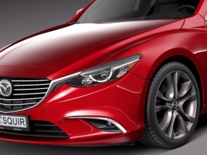 Mazda 6 Wagon 2015 Model 3D