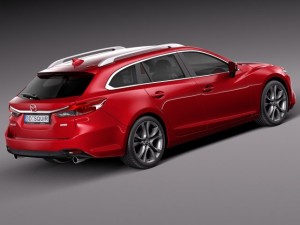 Mazda 6 Wagon 2015 Model 3D