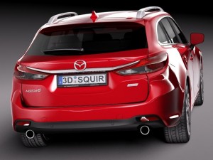 Mazda 6 Wagon 2015 Model 3D