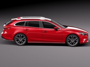 Mazda 6 Wagon 2015 Model 3D