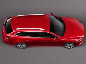 Mazda 6 Wagon 2015 Model 3D