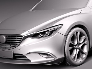 Mazda 6 Wagon 2015 Model 3D