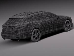 Mazda 6 Wagon 2015 Model 3D