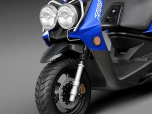 Yamaha Zuma 125 Scooter 2014 3D Model