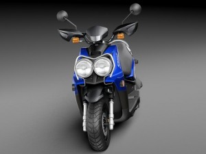 Yamaha Zuma 125 Scooter 2014 3D Model