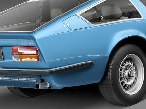 Maserati Indy 1973 3D मॉडल