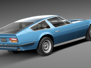 Maserati Indy 1973 3D मॉडल