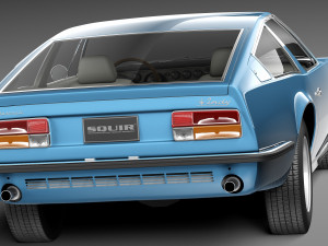 Maserati Indy 1973 3D मॉडल