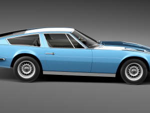 Maserati Indy 1973 3D मॉडल