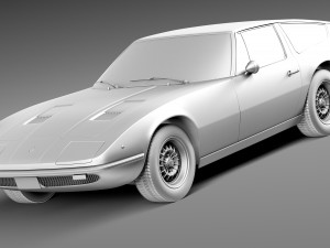 Maserati Indy 1973 3D मॉडल