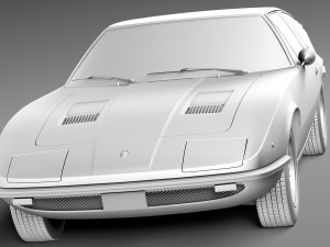 Maserati Indy 1973 3D मॉडल