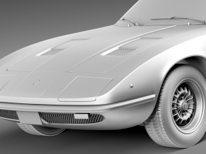 Maserati Indy 1973 3D मॉडल