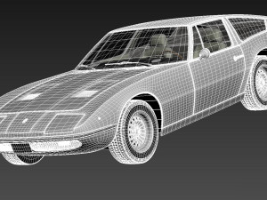 Maserati Indy 1973 3D मॉडल