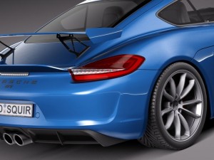 Porsche Cayman GT4 2016 3Dモデル