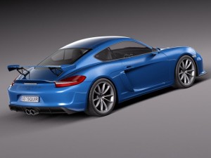 Porsche Cayman GT4 2016 3Dモデル