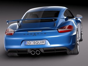 Porsche Cayman GT4 2016 3Dモデル