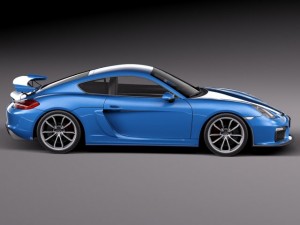 Porsche Cayman GT4 2016 3Dモデル