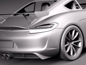 Porsche Cayman GT4 2016 3Dモデル