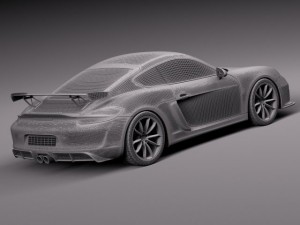 Porsche Cayman GT4 2016 3Dモデル