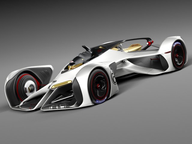 Chevrolet Chaparral 2x VGT Concept 3D 模型 .c4d .max .obj .3ds .fbx .stl .blend 