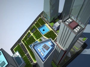 New World Trade Center Complex 3D Model