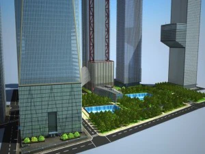 New World Trade Center Complex 3D Model