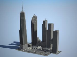 New World Trade Center Complex Modelo 3D