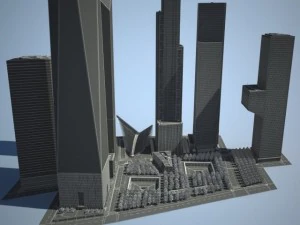 New World Trade Center Complex 3D Model