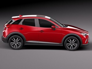 Mazda CX3 2016 3D Modell