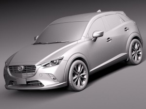 Mazda CX3 2016 3D Modell