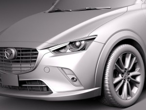 Mazda CX3 2016 3D Modell