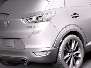Mazda CX3 2016 3D Modell