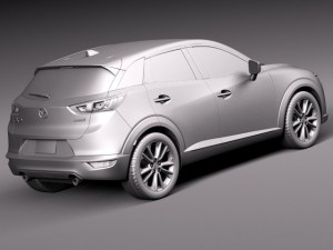 Mazda CX3 2016 3D Modell