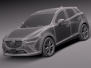 Mazda CX3 2016 3D Modell