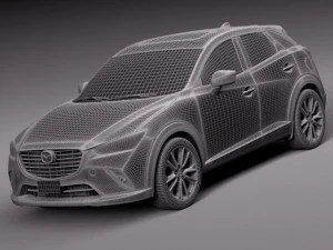 Mazda CX3 2016 3D Model