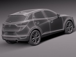Mazda CX3 2016 3D Modell