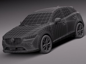 Mazda CX3 2016 3D Modell