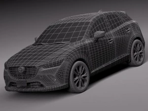 Mazda CX3 2016 3D Model
