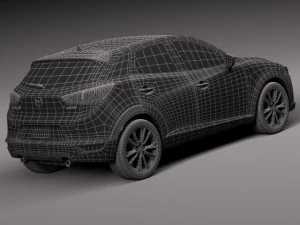 Mazda CX3 2016 3D Model
