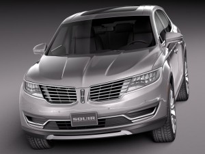 Lincoln MKX 2016 Model 3D