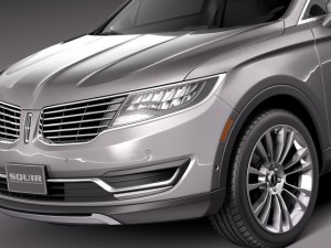 Lincoln MKX 2016 Model 3D